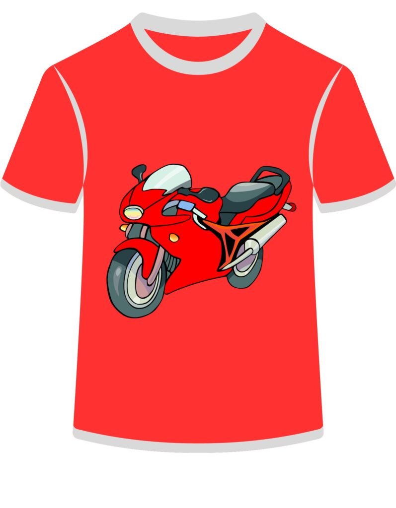 red t-shirt